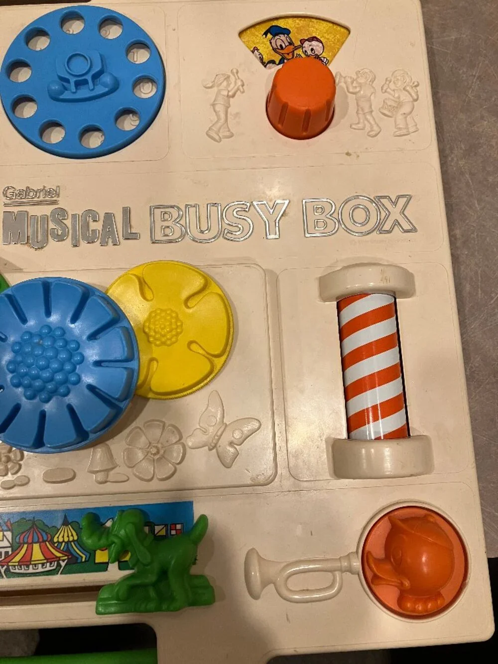 Vintage 1977 Gabriel Disney Baby Busy Board